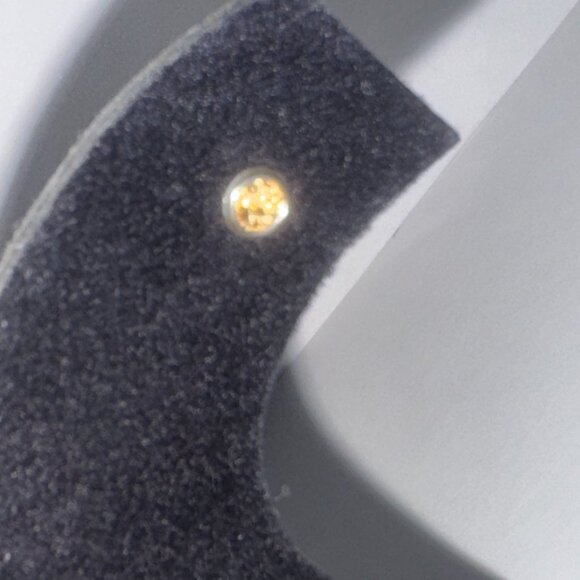 5 Mm Round Topaz Yellow Cz And Sterling Post Earrings - Picture 4 of 15